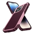 thumbnail image 1 of ELEHOLD for iPhone 14 Pro 2022 Fit Case, Military-Grade Dual Layer Raised Frame Screen & Camera Lens Protective Armor Hybrid PC+TPU Anti-Drop Shockproof Slim Rugged Case,Rose, 1 of 8