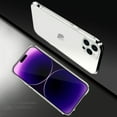 thumbnail image 1 of ELEHOLD for iPhone 14 Pro Aluminum Frame Metal Bumper Slim Hard Case, Metal Frame Armor Bumper Raised Edge Protection Anti-Drop No-Back Case for iPhone 14 Pro 6.1 inch 2022, Silver, 1 of 7