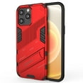 thumbnail image 1 of ELEHOLD for iPhone 14 Pro Armor Rugged Case with Hidden Kickstand PC Back + TPU Bumper Anti-Fall Drop Resistant Shockproof Lightweight Hybird Case for iPhone 14 Pro 6.1 inch, Red, 1 of 10