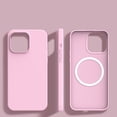 thumbnail image 1 of ELEHOLD for iPhone 14 Pro Case,Compatible with MagSafe Colorful Anti-Scratch Soft Microfiber Lining Full Body Protective Shockproof Ultra Slim Phone Case for iPhone 14 Pro,Pink, 1 of 8
