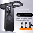 thumbnail image 1 of ELEHOLD For iPhone 14 Pro Case, MagSafe Compatible Case [Military-Grade Drop Protection] with 360° Rotable Ring Stand, Rugged Magnetic Phone Cover, Black, 1 of 9