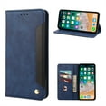 thumbnail image 1 of ELEHOLD for iPhone 14 Pro Flip Wallet Case, Slim Shockproof Premium Vintage PU Leather Magnetic Closure Built-in Card Holders Kickstand Function Wallet Purse Case,blue, 1 of 8