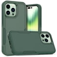thumbnail image 1 of ELEHOLD for iPhone 14 Pro Max 6.7 inch Case, Armor Rugged Hard PC Soft TPU Hybrid Anti-Drop Camera Lens Protection Shockproof Glossy Non-Slip Slim Fit Case for iPhone 14 Pro Max, Darkgreen, 1 of 6