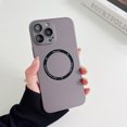 thumbnail image 1 of ELEHOLD for iPhone 14 Pro Max 6.7 inch Slim Case, Built-in Magnetic Ring Compatible with MagSafe Support Wireless Charging Lens Protective Film Screen Protection Anti-Scratch Shockproof Case,Gray, 1 of 8