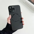 thumbnail image 1 of ELEHOLD for iPhone 14 Pro Max 6.7 inch Slim Case, Built-in Magnetic Ring Compatible with MagSafe Support Wireless Charging Lens Protective Film Screen Protection Anti-Scratch Shockproof Case,Black, 1 of 8