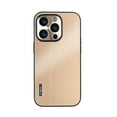 thumbnail image 1 of ELEHOLD for iPhone 14 Pro Max Case,Luxury Metallic Brushed Design Soft TPU Bumper Raised Edge Protection Anti-Scratch Shockproof Non-Slip Protective Case for iPhone 14 Pro Max,Gold, 1 of 6
