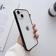 thumbnail image 1 of ELEHOLD for iPhone 14 Pro Max Metal Bumper Case, Frosting Matte Metal Frame Case Soft TPU Inner Support Wireless Charging Non-Slip Slim Case for iPhone 14 Pro Max, Black, 1 of 9