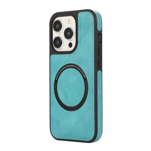 ELEHOLD for iPhone 14 Pro Max Premium PU Leather Case,Slim Thin Lightweight Skin-Friendly Strong Magnetic Compatible with Mag Safe Anti-Scratch Shockproof Case for iPhone 14 Pro Max,green