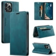 thumbnail image 1 of ELEHOLD for iPhone 14 Pro Max Wallet Case, Slim Luxury PU Leather Flip Cover RFID Blocking Card Slots Magnetic Closure Anti-Scratch Shockproof Case for iPhone 14 Pro Max 6.7 inch,Blue, 1 of 9