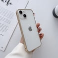 thumbnail image 1 of ELEHOLD for iPhone 14 Pro Metal Bumper Case, Frosting Matte Metal Frame Case Soft TPU Inner Support Wireless Charging Non-Slip Slim Case for iPhone 14 Pro, Gold, 1 of 9