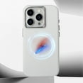 thumbnail image 1 of ELEHOLD for iPhone 15 Case,Hybrid Silicone + Leather Skin-Friendly Anti-Scratch Stain Resistant Strong Magnetic Compatible with Mag Safe Charging Slim Fit Cover for iPhone 15,White, 1 of 11