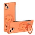 thumbnail image 1 of ELEHOLD for iPhone 15 Case,Magnetic Adjustable Ring Holder Kickstand Breathable Hole Slim Heat Radiation Frameless Shockproof Protective Case for iPhone 15,Orange, 1 of 7