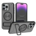 thumbnail image 1 of ELEHOLD for iPhone 15 Plus/14 Plus Case Carbon Fiber Texture Slim Thin Lightweight Strong Magnetic Compatible with Mag Safe Invisible Kickstand Shockproof Protective Case,grey, 1 of 7