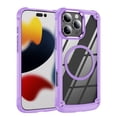 thumbnail image 1 of ELEHOLD for iPhone 15 Plus Case, Compatible with Mag Safe Accessory Military-Grade Drop Protection Scratch Resistant Slim Thin Crystal Clear Back Case for iPhone 15 Plus ,Violet, 1 of 9