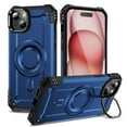 thumbnail image 1 of ELEHOLD for iPhone 15 Plus Case, Compatible with Mag safe Accessories, Strong Magnetic Military-Grade Drop Protection Invisible Kickstand Shockproof Protective Phone Case,Blue, 1 of 7