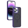 thumbnail image 1 of ELEHOLD for iPhone 15 Plus Case Matte Translucent Case Slim Thin Lightweight Compatible with MagSafe Magnetic Anti-Fingerprint Shockproof Case for iPhone 15 Plus,purple, 1 of 8