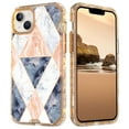 thumbnail image 1 of ELEHOLD for iPhone 15 Plus Case, Slim Hybrid Hard PC Soft TPU Bumper Protective Cover Cute Fashion Marble Pattern 3 in 1 Shockproof  Anti-scratch for Women Girls iPhone 15 Plus 6.7" Phone Case,N, 1 of 6
