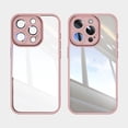 thumbnail image 1 of ELEHOLD for iPhone 15 Pro Case,Camera Lens Protector Crystal Clear Non-Yellowing Shockproof Anti-Scratch Transparent Hard Back Slim Fit Case for iPhone 15 Pro,Pink, 1 of 6