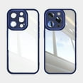 thumbnail image 1 of ELEHOLD for iPhone 15 Pro Case,Camera Lens Protector Crystal Clear Non-Yellowing Shockproof Anti-Scratch Transparent Hard Back Slim Fit Case for iPhone 15 Pro,Blue, 1 of 6