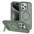 thumbnail image 1 of ELEHOLD for iPhone 15 Pro Case,Compatible with Mag Safe Accessory,Magnetic Heavy Duty Drop Protection Invisible Kickstand Rugged Military-Grade Protective Phone Case ,Green, 1 of 7