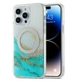 thumbnail image 1 of ELEHOLD for iPhone 15 Pro Case Compatible with MagSafe,Cute Marble Pattern iPhone 15 Pro Case Shockproof TPU Bumper Durable Cover Slim Lightweight Phone Case for Women Girls,C, 1 of 10
