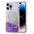 thumbnail image 1 of ELEHOLD for iPhone 15 Pro Case Compatible with MagSafe,Cute Marble Pattern iPhone 15 Pro Case Shockproof TPU Bumper Durable Cover Slim Lightweight Phone Case for Women Girls,D, 1 of 10