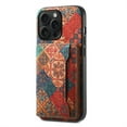 thumbnail image 1 of ELEHOLD for iPhone 15 Pro Leather Wallet Case,Cover with Retro Flower Pattern Built-in Card Slots Kickstand Shockproof Protective Phone Case for iPhone 15 Pro,Winter, 1 of 6