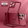 thumbnail image 1 of ELEHOLD for iPhone 15 Pro Max Bumper Frame (No Back) Built-in Camera Cover Slim Lightweight Soft TPU+PC Bumper Frame Cover Backless Shockproof Heavy Duty Protection Excellent Heat Dissipation,red, 1 of 7