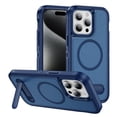 thumbnail image 1 of ELEHOLD for iPhone 15 Pro Max Case,Compatible with Mag Safe Accessory,Magnetic Heavy Duty Drop Protection Invisible Kickstand Rugged Military-Grade Protective Phone Case ,Blue, 1 of 7