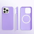 thumbnail image 1 of ELEHOLD for iPhone 15 Pro Max Case,Compatible with MagSafe Colorful Anti-Scratch Soft Microfiber Lining Full Body Protective Shockproof Ultra Slim Phone Case for iPhone 15 Pro Max,Lilacviolet, 1 of 8