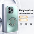 thumbnail image 1 of ELEHOLD for iPhone 15 Pro Max Case, Slim Compatible with Mag Safe Accessory Bling Diamond Ring Kickstand Shockproof Anti-Scratch Protective Rugged Case for iPhone 15 Pro Max,Green, 1 of 8