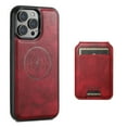 thumbnail image 1 of ELEHOLD for iPhone 15 Pro Max Leather Case Premium Leather Material with  Magnetic Detachable Card Holder Compatible with MagSafe Charging Shockproof Slim Case for iPhone 15 Pro Max 6.7",Red, 1 of 9