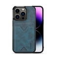 thumbnail image 1 of ELEHOLD for iPhone 15 Pro Max PU Leather Wallet Case with Magnetic Back Card Slot Holder Slim Stand Soft Silicone Bumper Shockproof Protective Cover for iPhone 15 Pro Max 6.7",Blue, 1 of 8