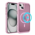thumbnail image 1 of ELEHOLD For iPhone 15 Slim Shockproof Case, Skin-Friendlyp. Rugged Cover, MagSafe Compatible, Non-Slip, Raised Edges For Cam & Screen Protection, Pink, 1 of 8