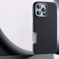 thumbnail image 1 of ELEHOLD for iPhone 16 Case, Compatible with Mag Safe Accessory Stylish Litchi Leather Soft Fiber Lining Lip Screen Protection Shockproof Case for iPhone 16,Black, 1 of 9