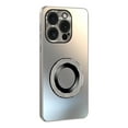 thumbnail image 1 of ELEHOLD for iPhone 16 Case, Invisible Ring Kickstand Compatible with Magsafe Accessory Luxury Plating Shockproof Protective Phone Case for iPhone 16,Titaniumgray, 1 of 8