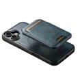 thumbnail image 1 of ELEHOLD for iPhone 16 Leather Case Premium Leather Material with  Magnetic Detachable Card Holder Compatible with MagSafe Charging Shockproof Slim Lightweight Case for iPhone 16 ,Blue, 1 of 6