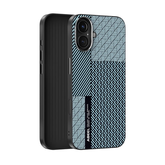 ELEHOLD for iPhone 16 Plus Case, Compatible with Mag Safe Accessories,Slim Thin Military Drop Protection Anti-fingerprint Metal Buttons Non-Slip Texture Shockproof Phone Case for iPhone 16 Plus,D