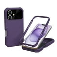 thumbnail image 1 of ELEHOLD for iPhone 16 Plus Case ,Compatible with Mag-Safe Accessory Military Protection Heavy-Duty Rugged Shockproof Case with Lens Protector  for iPhone 16 Plus,Purple, 1 of 5