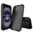 thumbnail image 1 of ELEHOLD for iPhone 16 Plus Case, Outdoor Sports 360° Full Body Protective Cover with Tempered Glass Screen Protector Heavy Duty Shockproof Rugged Metal Case for iPhone 16 Plus, Black, 1 of 8