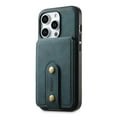 thumbnail image 1 of ELEHOLD for iPhone 16 Pro Case,Retro PU Leather Compatible with Mag Safe Accessory Detachable Card Holder  Kickstand Shockproof Wallet Phone Case for iPhone 16 Pro,Blue, 1 of 8