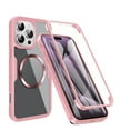 thumbnail image 1 of ELEHOLD for iPhone 16 Pro Case with Screen Protector, Compatible with Mag safe Accessory,  Built in Screen Protector Clear Full Body Protection Slim Rugged Shockproof Case for iPhone 16 Pro,Pink, 1 of 8