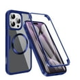thumbnail image 1 of ELEHOLD for iPhone 16 Pro Case with Screen Protector, Compatible with Mag safe Accessory,  Built in Screen Protector Clear Full Body Protection Slim Rugged Shockproof Case for iPhone 16 Pro,Blue, 1 of 8