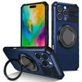 thumbnail image 1 of ELEHOLD for iPhone 16 Pro Magnetic Case [Compatible with Mag Safe] Invisible Stand with Ring Kickstand,Military Grade Shockproof Full Protective Case,Royalblue, 1 of 11