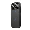 thumbnail image 1 of ELEHOLD For iPhone 16 Pro Max Hard PC Shockproof Case Slim Magnetic Rugged Cover, Mag Safe Compatible, Lens All-inclusive Design, with 9HD Lens Protecor,  Black, 1 of 13