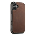 thumbnail image 1 of ELEHOLD for iPhone 16  Retro Wallet Case Premium Leather with Card Slots Kickstand Function Magnetic Absorption Compatible with MagSafe Charging Shockproof Protective Case for iPhone 16,Brown, 1 of 9