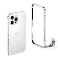thumbnail image 1 of ELEHOLD For iPhone 16e Case,No Len Cap, Metal Frame Heat Dissipation Net Rugged Shockproof Bumper Frame Phone Case Cover For iPhone 16e,Silver, 1 of 8