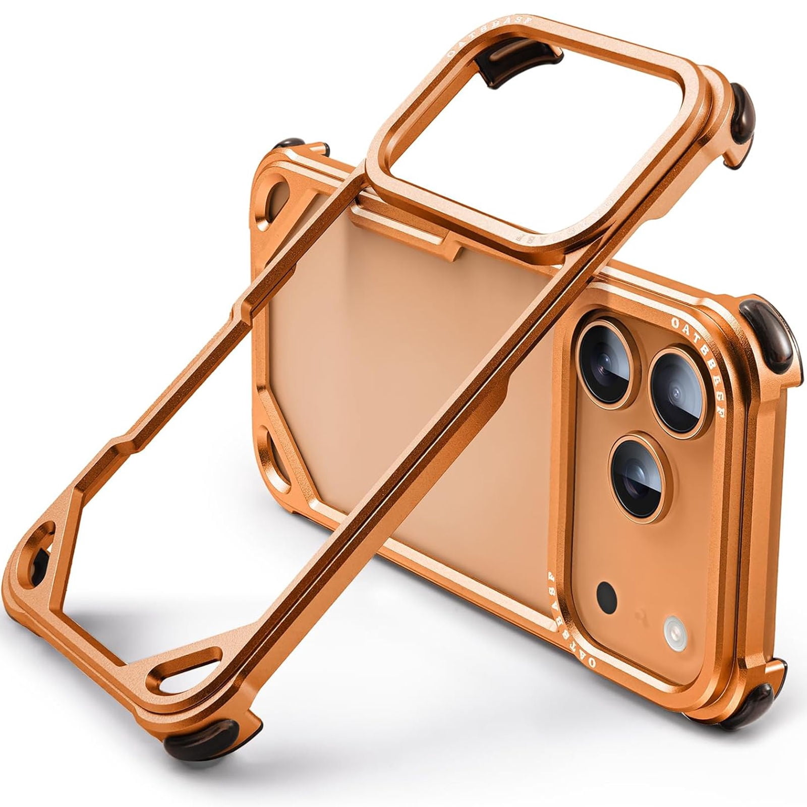 Shockproof Inner Frame ELEHOLD For iPhone 17 Pro Max Metal Frame Bumper Case Cover,Aluminum ...