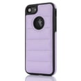 thumbnail image 1 of ELEHOLD for iPhone 8 Plus/7 Plus Leather Case Luxury Premium PU Leather Logo Cutout View Full Coverage Slim Lightweight Non-Slip Shockproof Protective Case for iPhone 8 Plus/7 Plus,lightpurple, 1 of 6