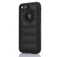 thumbnail image 1 of ELEHOLD for iPhone 8 Plus/7 Plus Leather Case Luxury Premium PU Leather Logo Cutout View Full Coverage Slim Lightweight Non-Slip Shockproof Protective Case for iPhone 8 Plus/7 Plus,black, 1 of 6